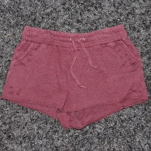Distressed Casual Shorts